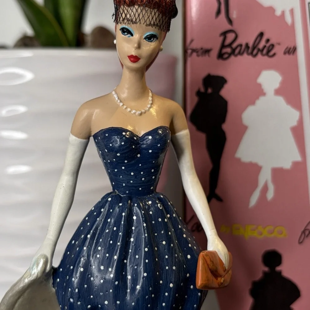 NEW 1993 Mattel From Barbie with Love 353655 Gay Parisienne 1962 Enesco Figurine